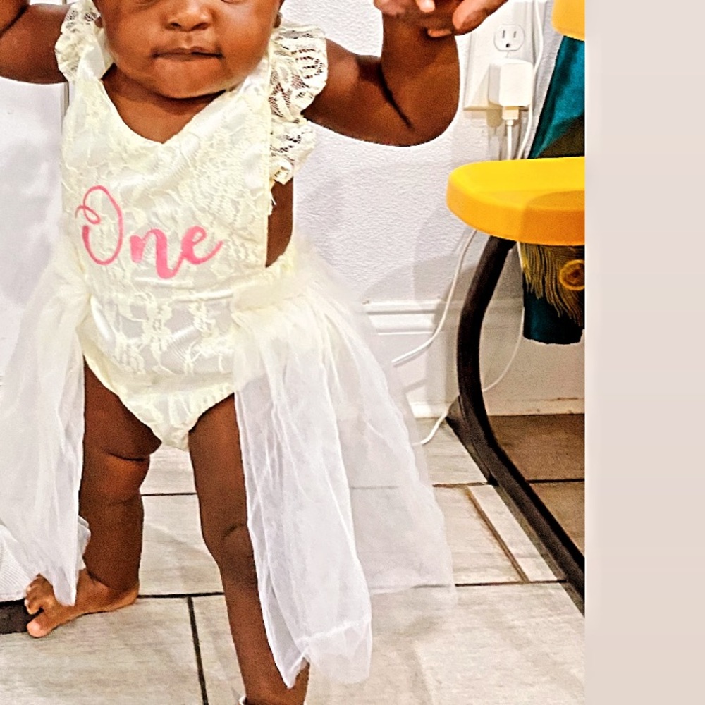 ONE YEAR OLD BIRTHDAY DRESS